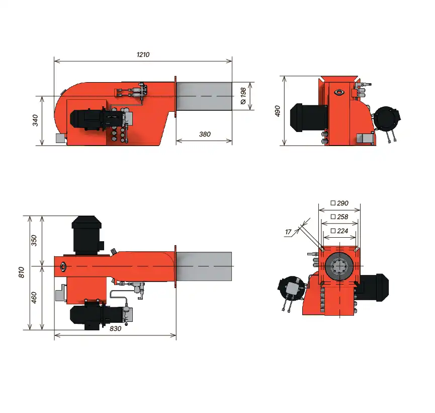 Основные размеры