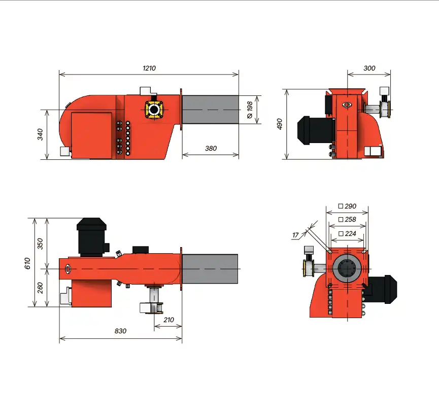 Основные размеры