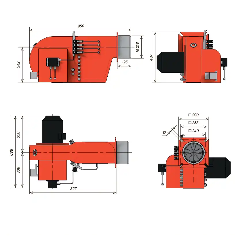 Основные размеры