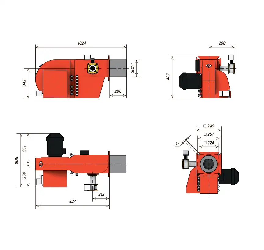 Основные размеры